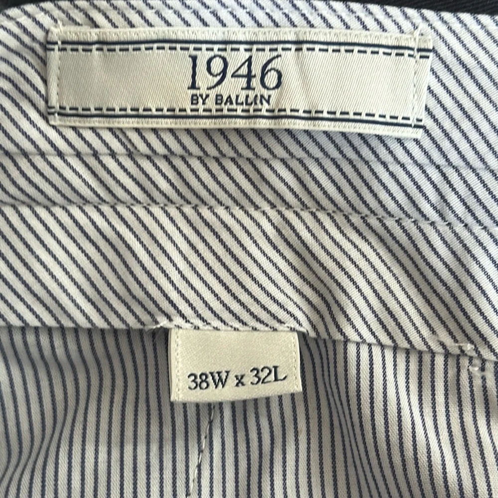 1946 Ballin Flat-Front Non-Iron Stretch Twill Trouser 38x32